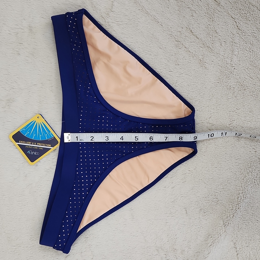 NEW Fabletics Valentina Bikini Bottom Royal Blue | Women's Size Medium NWT - Picture 4 of 9
